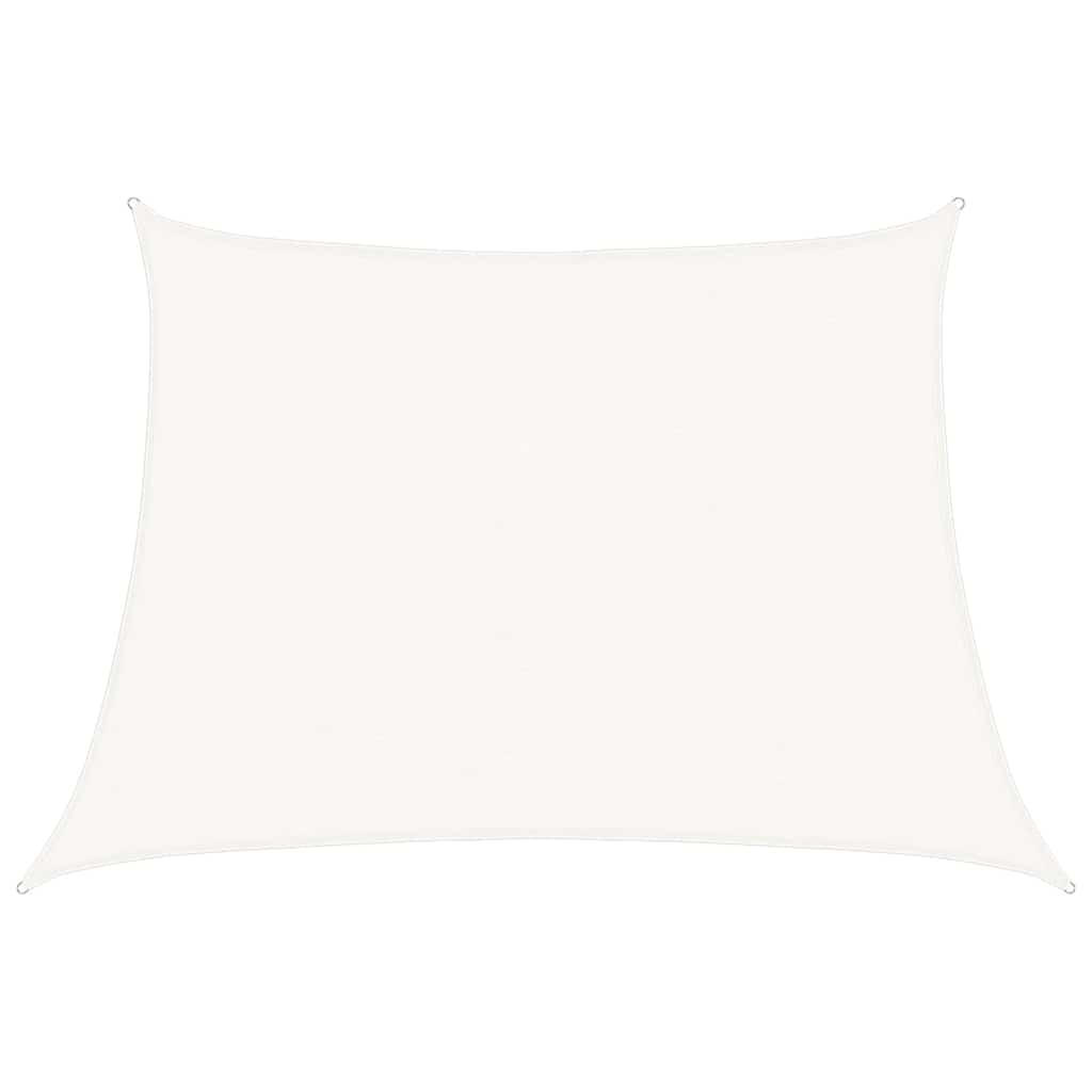 311270 vidaXL Sunshade Sail 160 g/m² White 4/5x3 m HDPE