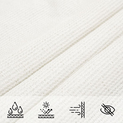 vidaXL Sunshade Sail 160 g/m² White 4/5x4 m HDPE