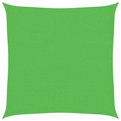 vidaXL Sunshade Sail 160 g/m² Light Green 2x2 m HDPE
