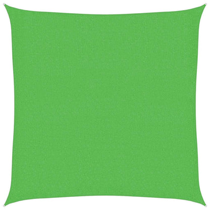 vidaXL Sunshade Sail 160 g/m² Light Green 2x2 m HDPE