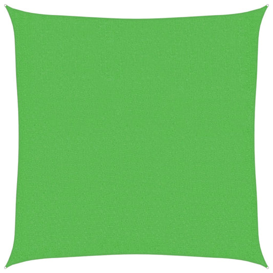 vidaXL Sunshade Sail 160 g/m² Light Green 3.6x3.6 m HDPE