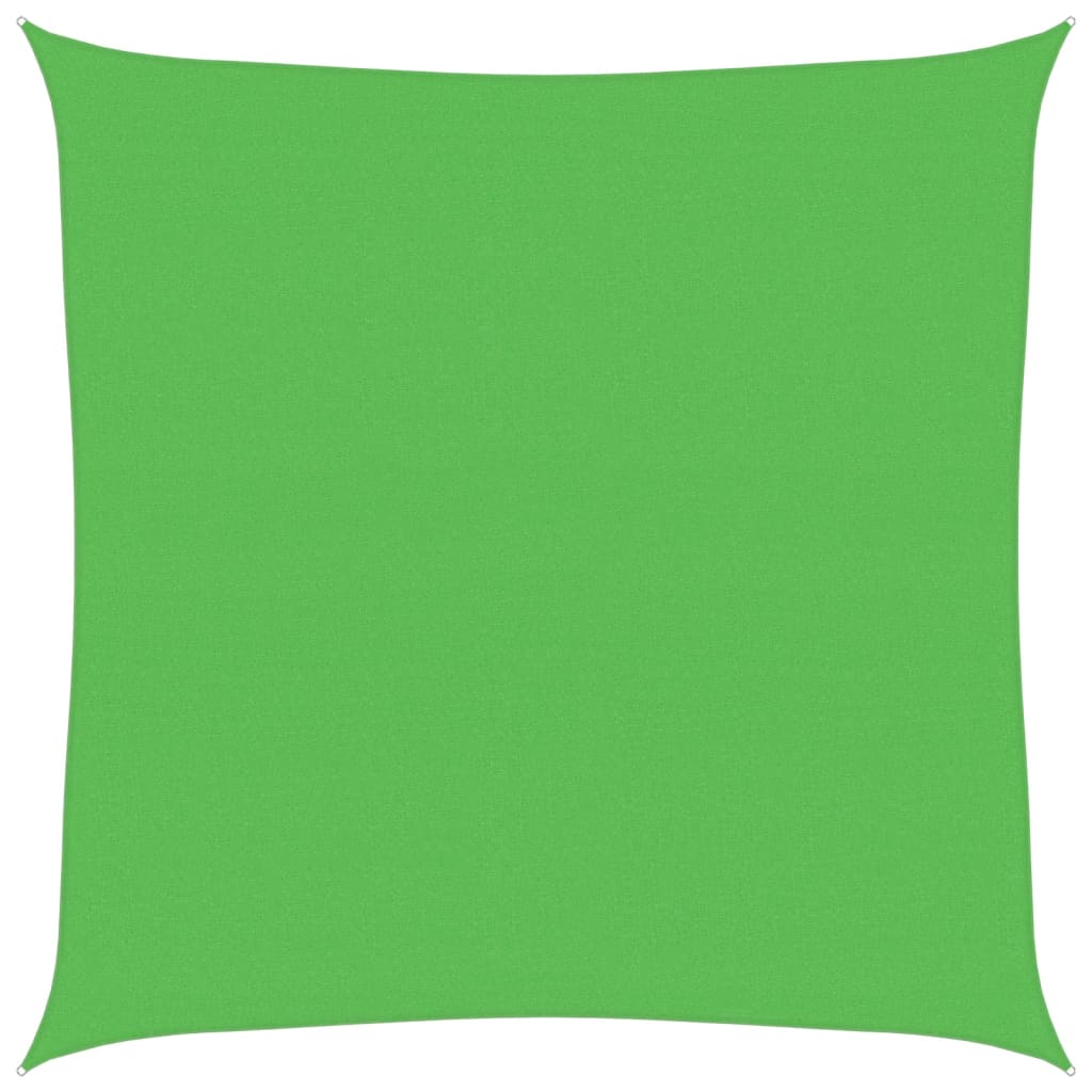 vidaXL Sunshade Sail 160 g/m² Light Green 4x4 m HDPE