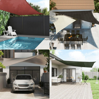 vidaXL Sunshade Sail 160 g/m² Light Green 4.5x4.5 m HDPE