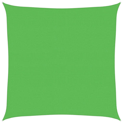 vidaXL Sunshade Sail 160 g/m² Light Green 6x6 m HDPE