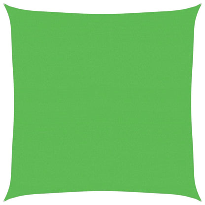 vidaXL Sunshade Sail 160 g/m² Light Green 7x7 m HDPE