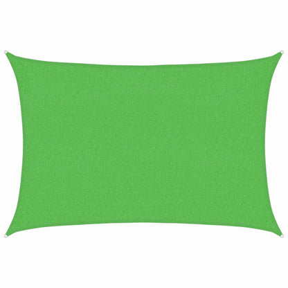 vidaXL Sunshade Sail 160 g/m² Light Green 2x2.5 m HDPE