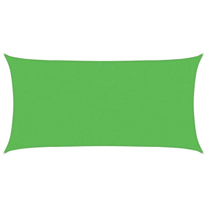 vidaXL Sunshade Sail 160 g/m² Light Green 2x4 m HDPE