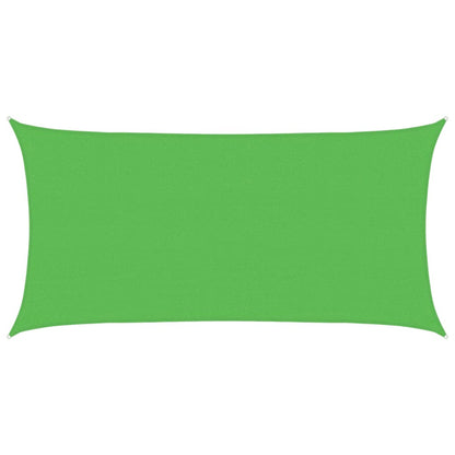 vidaXL Sunshade Sail 160 g/m² Light Green 2x4 m HDPE
