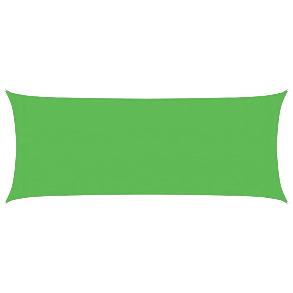 vidaXL Sunshade Sail 160 g/m² Light Green 2x4.5 m HDPE