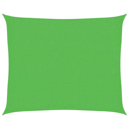 vidaXL Sunshade Sail 160 g/m² Light Green 2.5x3 m HDPE