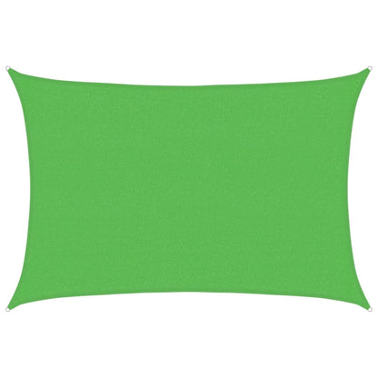 vidaXL Sunshade Sail 160 g/m² Light Green 2.5x3.5 m HDPE