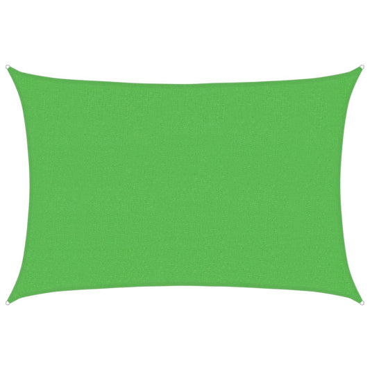 vidaXL Sunshade Sail 160 g/m² Light Green 2.5x3.5 m HDPE