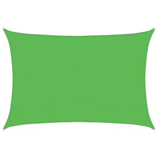 vidaXL Sunshade Sail 160 g/m² Light Green 2.5x4 m HDPE