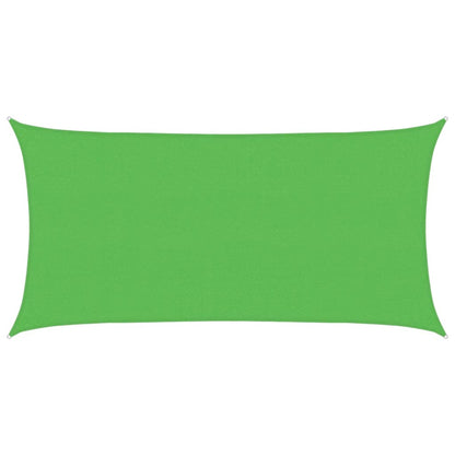 vidaXL Sunshade Sail 160 g/m² Light Green 2.5x4.5 m HDPE