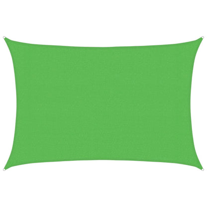 vidaXL Sunshade Sail 160 g/m² Light Green 3x4 m HDPE
