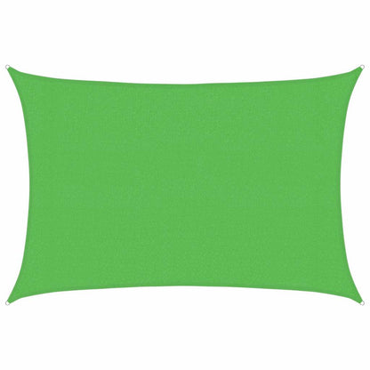 vidaXL Sunshade Sail 160 g/m² Light Green 3x5 m HDPE