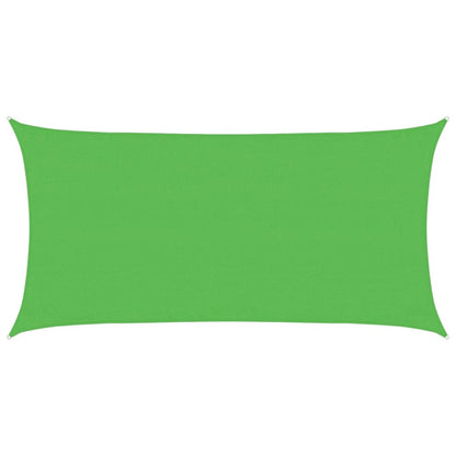 vidaXL Sunshade Sail 160 g/m² Light Green 3x6 m HDPE