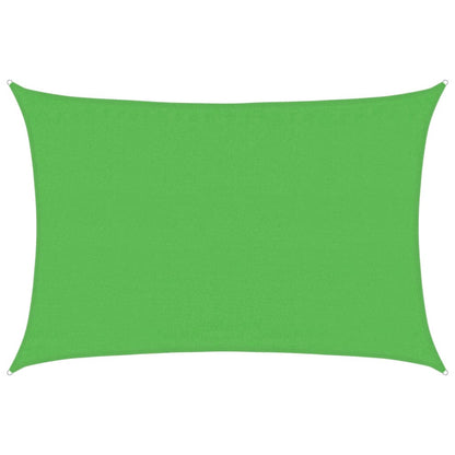 vidaXL Sunshade Sail 160 g/m² Light Green 3.5x4.5 m HDPE