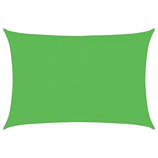 vidaXL Sunshade Sail 160 g/m² Light Green 3.5x5 m HDPE