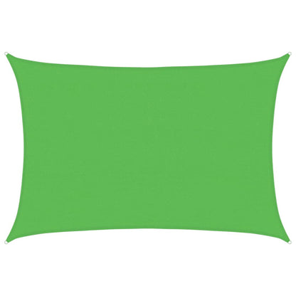 vidaXL Sunshade Sail 160 g/m² Light Green 4x5 m HDPE