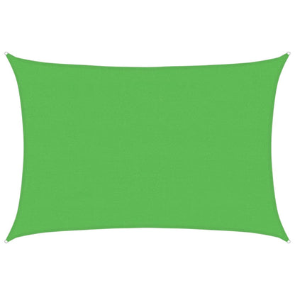 vidaXL Sunshade Sail 160 g/m² Light Green 4x6 m HDPE
