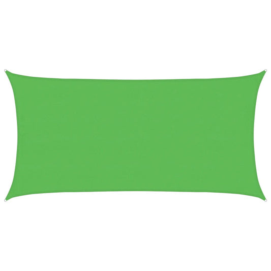 vidaXL Sunshade Sail 160 g/m² Light Green 4x7 m HDPE