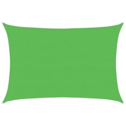 vidaXL Sunshade Sail 160 g/m² Light Green 5x6 m HDPE