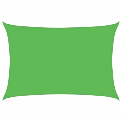 vidaXL Sunshade Sail 160 g/m² Light Green 5x6 m HDPE