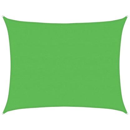 vidaXL Sunshade Sail 160 g/m² Light Green 6x7 m HDPE