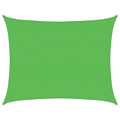 vidaXL Sunshade Sail 160 g/m² Light Green 6x8 m HDPE