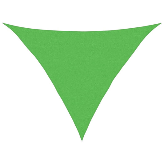 vidaXL Sunshade Sail 160 g/m² Light Green 2.5x2.5x3.5 m HDPE