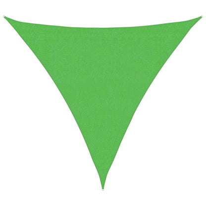 vidaXL Sunshade Sail 160 g/m² Light Green 3.6x3.6x3.6 m HDPE