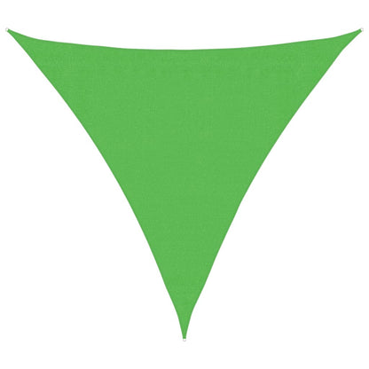 vidaXL Sunshade Sail 160 g/m² Light Green 3.6x3.6x3.6 m HDPE