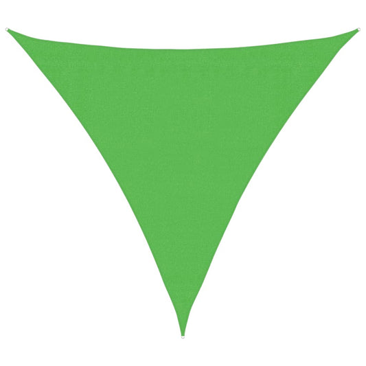 vidaXL Sunshade Sail 160 g/m² Light Green 3.6x3.6x3.6 m HDPE