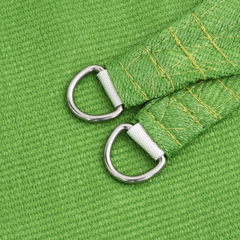 vidaXL Sunshade Sail 160 g/m² Light Green 3.6x3.6x3.6 m HDPE