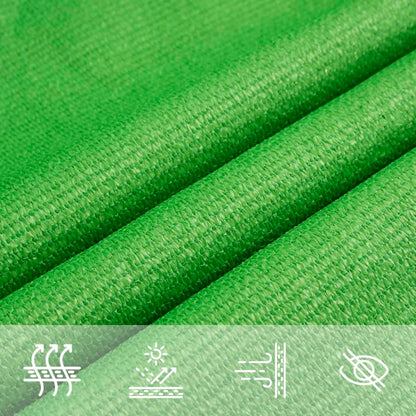 vidaXL Sunshade Sail 160 g/m² Light Green 3x3x4.2 m HDPE