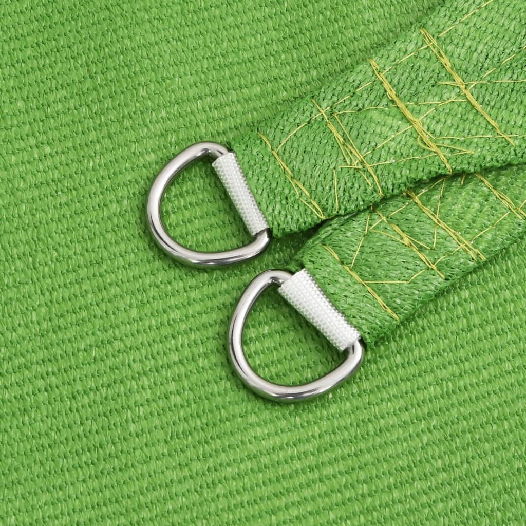 vidaXL Sunshade Sail 160 g/m² Light Green 3x3x4.2 m HDPE