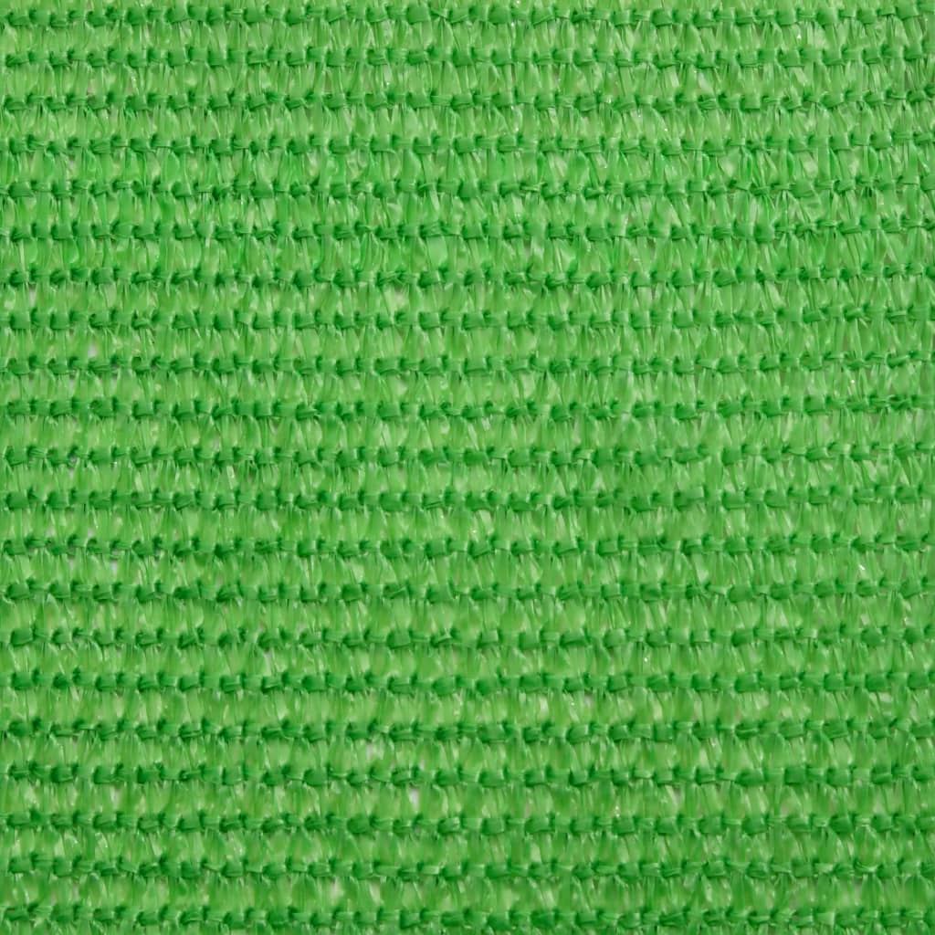vidaXL Sunshade Sail 160 g/m² Light Green 3x3x4.2 m HDPE