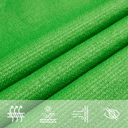 vidaXL Sunshade Sail 160 g/m² Light Green 4x4x5.8 m HDPE