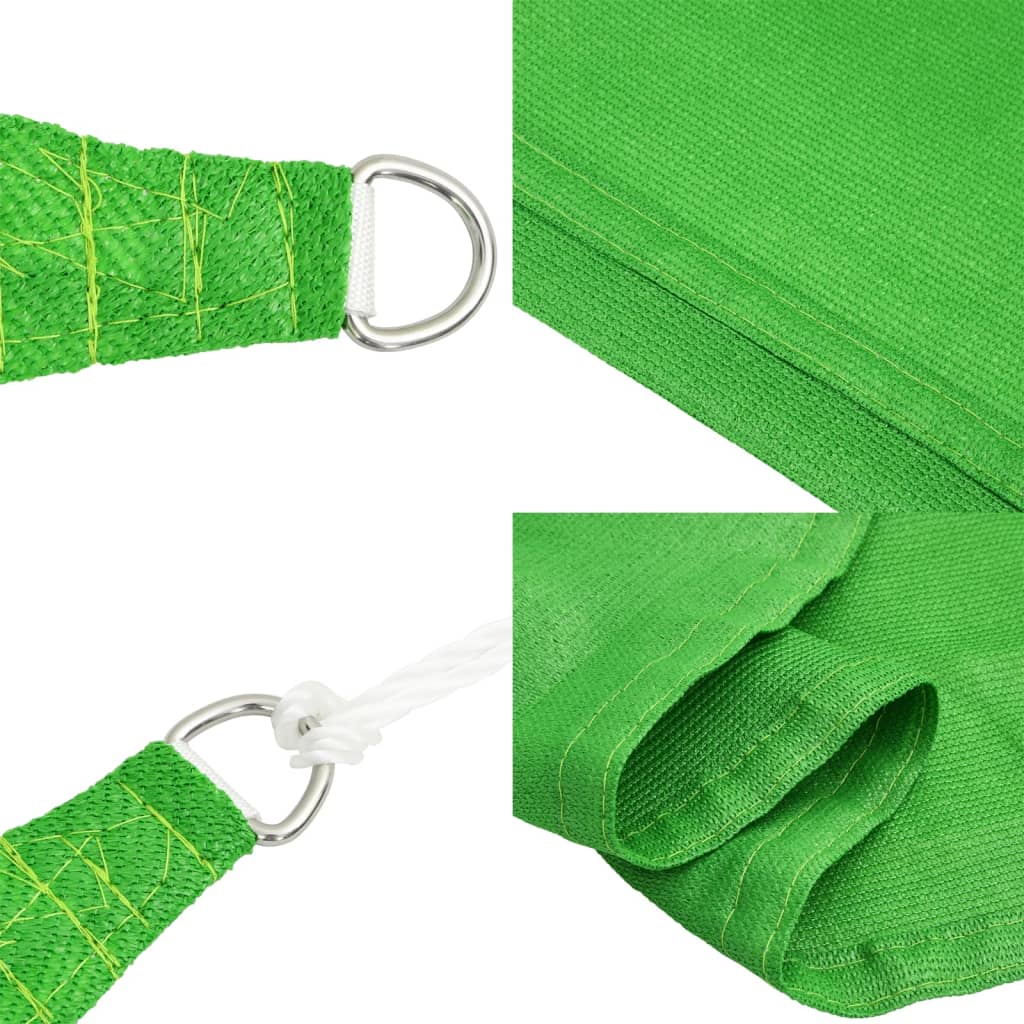 vidaXL Sunshade Sail 160 g/m² Light Green 4x4x5.8 m HDPE
