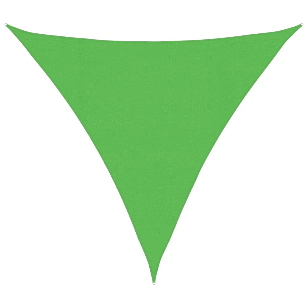vidaXL Sunshade Sail 160 g/m² Light Green 4.5x4.5x4.5 m HDPE
