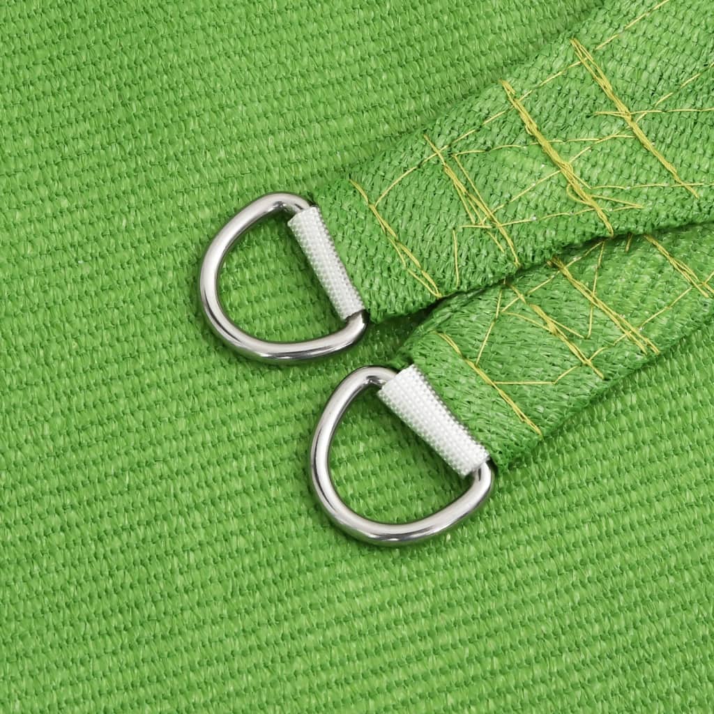 vidaXL Sunshade Sail 160 g/m² Light Green 5x7x7 m HDPE