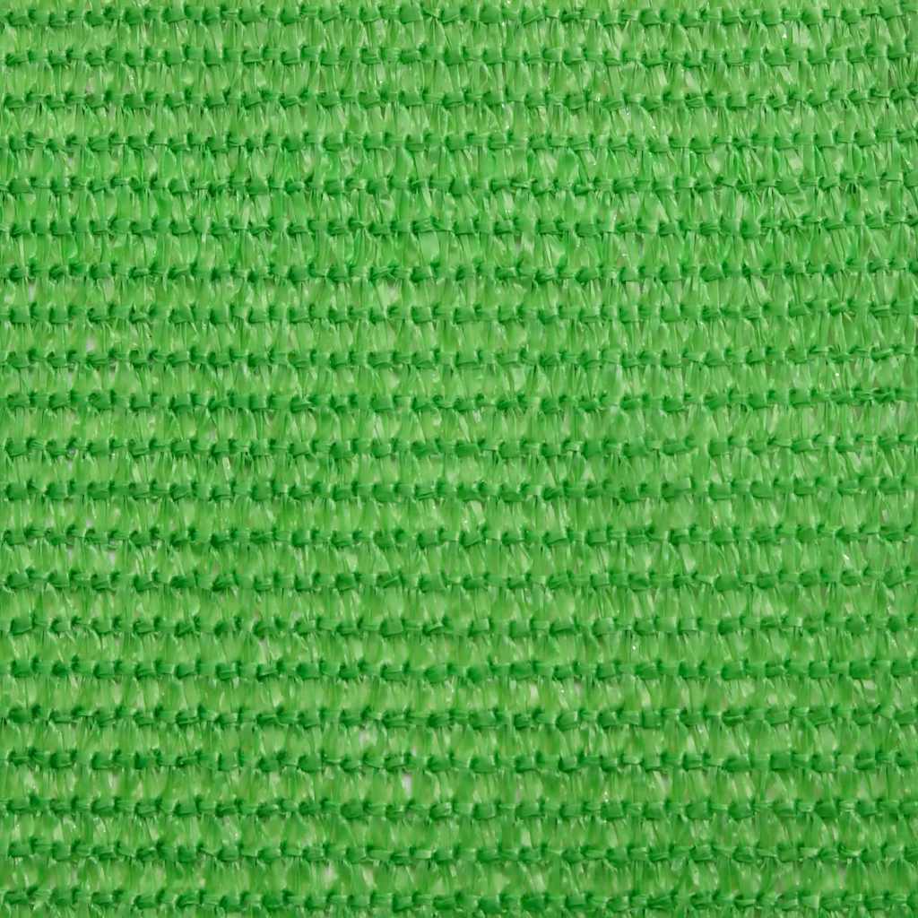 vidaXL Sunshade Sail 160 g/m² Light Green 5x7x7 m HDPE