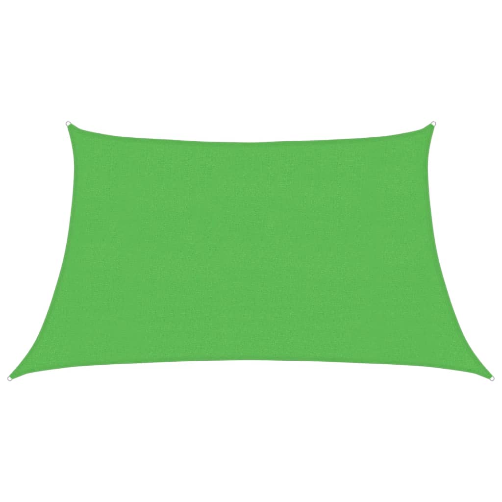vidaXL Sunshade Sail 160 g/m² Light Green 3/4x2 m HDPE