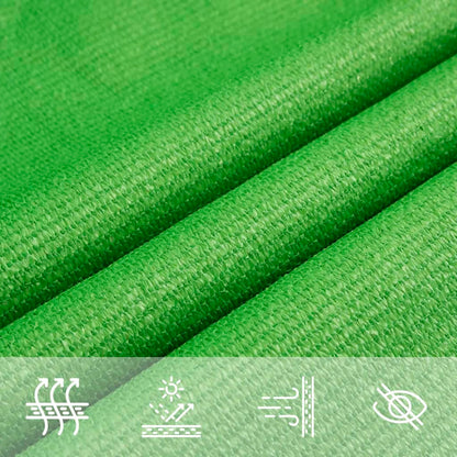 vidaXL Sunshade Sail 160 g/m² Light Green 3/4x2 m HDPE