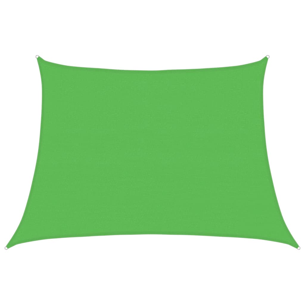 vidaXL Sunshade Sail 160 g/m² Light Green 4/5x3 m HDPE