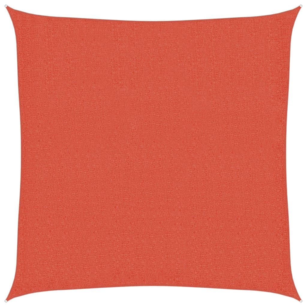 vidaXL Sunshade Sail 160 g/m² Terracotta 3x3 m HDPE