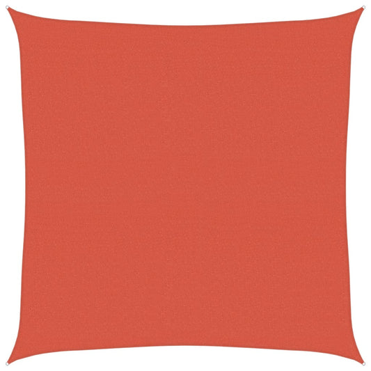 vidaXL Sunshade Sail 160 g/m² Terracotta 5x5 m HDPE