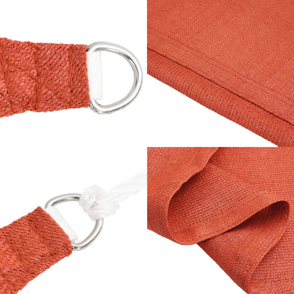 vidaXL Sunshade Sail 160 g/m² Terracotta 2x4 m HDPE