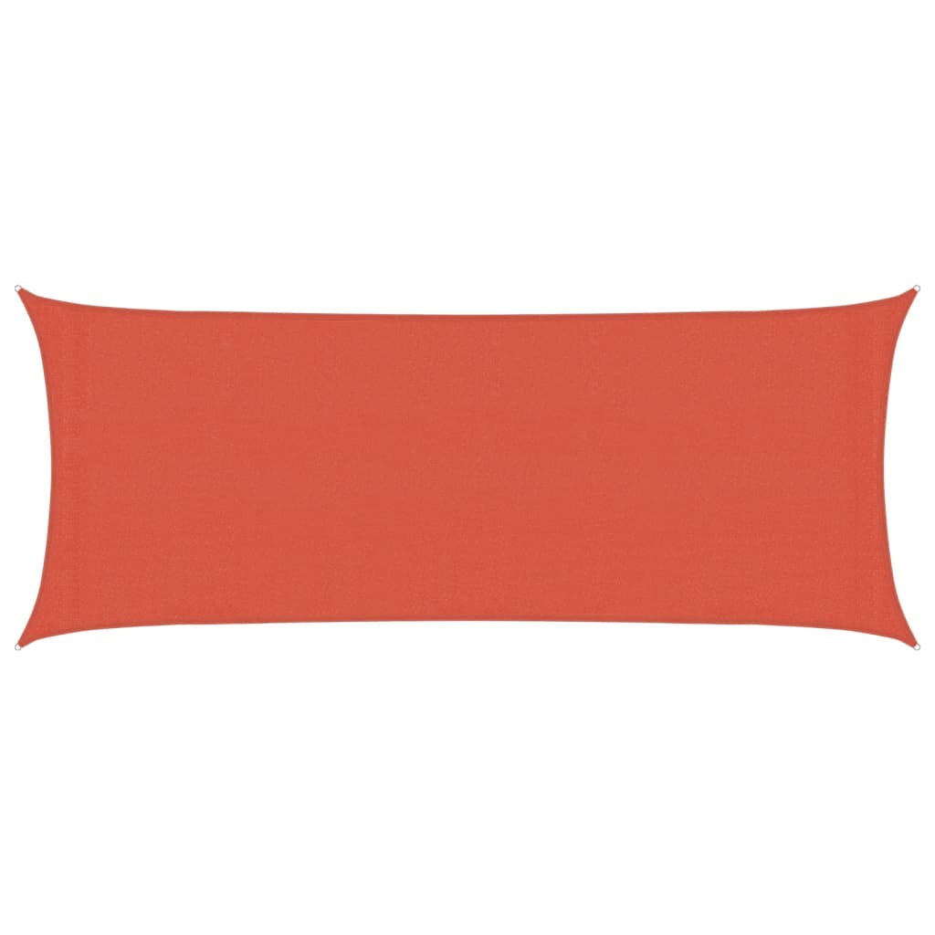 vidaXL Sunshade Sail 160 g/m² Terracotta 2x5 m HDPE